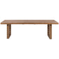 Shaker Lakes - Double Pedestal Table Set - Harvest Brown