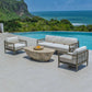 Borneo - Outdoor Sofa - Brown / Oyster White