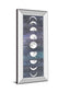 Moon Chart I By Naomi Mccavitt - Mirror Framed Print Wall Art - Dark Gray
