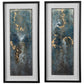 Glimmering Agate - Abstract Prints (Set of 2) - Blue