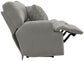 Renaldo - Power Console Loveseat With Zero Gravity Recline - Stone