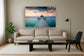 Tempered Glass With Foil - Ocean Hut - Blue