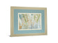 Humbled By Frank Assaf - Framed Print Wall Art - Light Blue