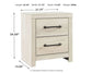 Cambeck - Two Drawer Night Stand - Whitewash