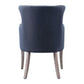 Yareena - Wing Chair - Blue