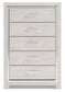 Altyra - Five Drawer Chest - White