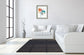 Urban Splash - 28" x 34" Framed Wall Art - White