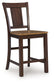 Rylandeen - Barstool (Set of 2) - Light Brown / Dark Brown