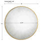 Junius - Round Mirror - Gold