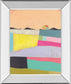 Live Colorfully-Applique By Joelle Wehkamp - Mirror Framed Print Wall Art - Yellow