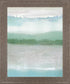 Tranquil Horizon - 28" x 34" Framed Wall Art - Green