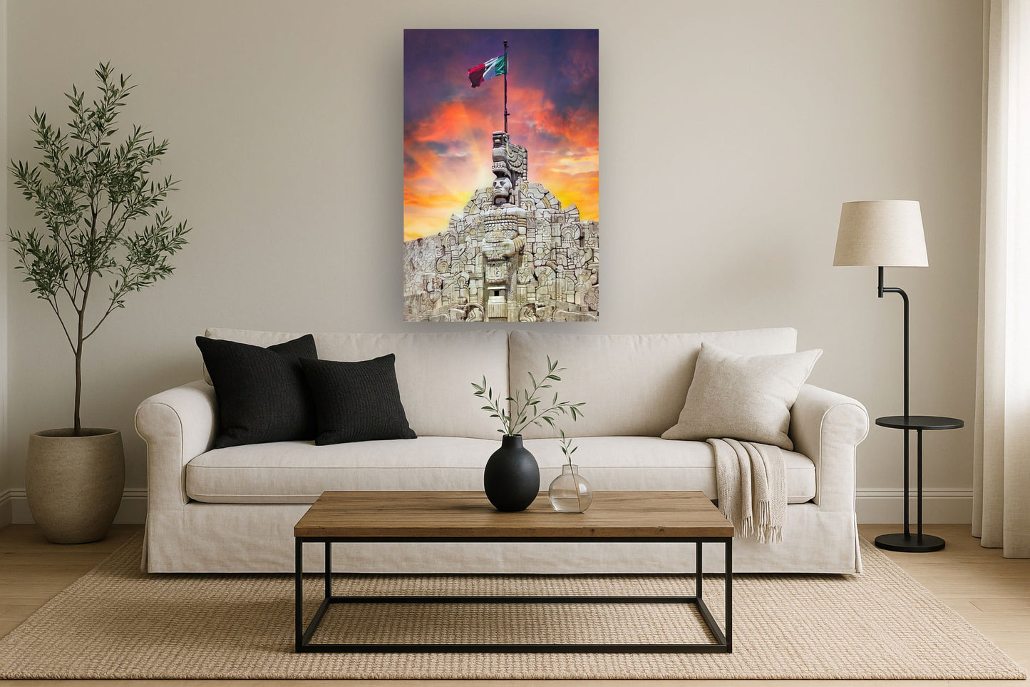 Tempered Glass With Foil - Mexican Pride - Yellow