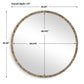 Odeon - Shell Inlay Round Mirror - Bronze