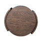 Warren Park - Round End Table - Coffee Brown