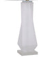 Faceted Frost Art Glass & Frosted Crystal Table Lamp (Set of 2) - Frosted Art Glass / Frosted Crystal