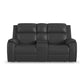 Ziggy - Power Reclining Loveseat With Console, Power Headrest, Lumbar, Heat & Massage