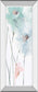 Spring Poppies I By Susan Pepe - Mirrored Frame Wall Art - Light Blue