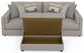 Trevor - Extra Deep Oversized Sofa With Included Storage Cocktail Ottoman