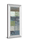 Zen Panel Il By Vision Studio - Mirror Framed Print Wall Art - Dark Gray