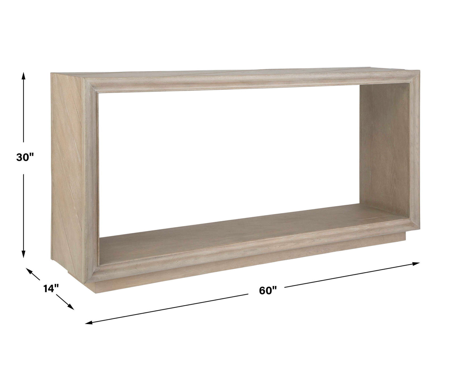Prism - Light Oak Console Table