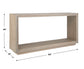 Prism - Light Oak Console Table