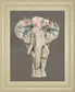 22x26 Flower Crown Elephant II By Jennifer Goldberger - Beige