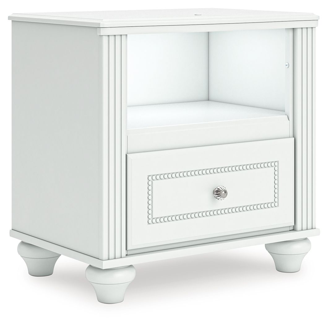 Kozlani - One Drawer Night Stand - White