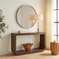 Flores - Modern Console Table - Woodtone