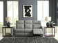 Gauntlet - Reclining Sofa - Sterling