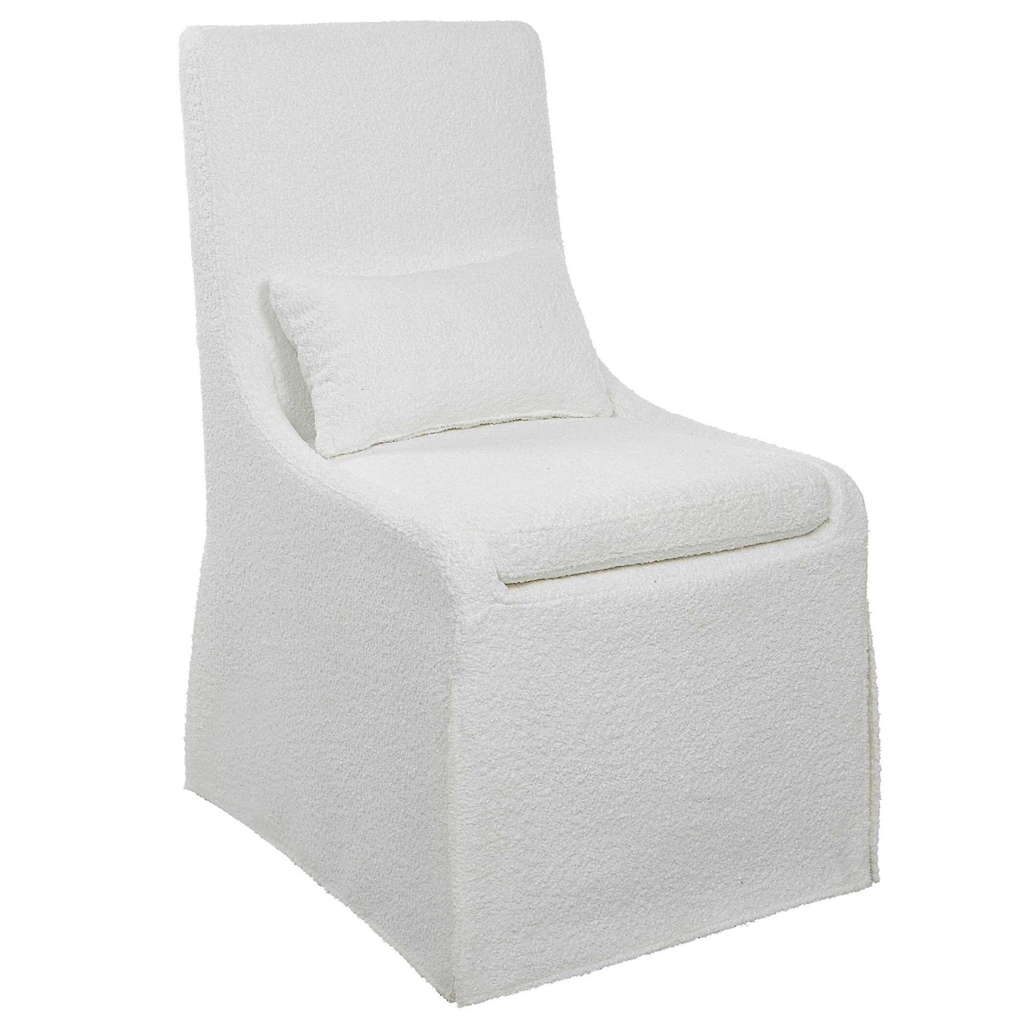 Coley - Armless Chair - White