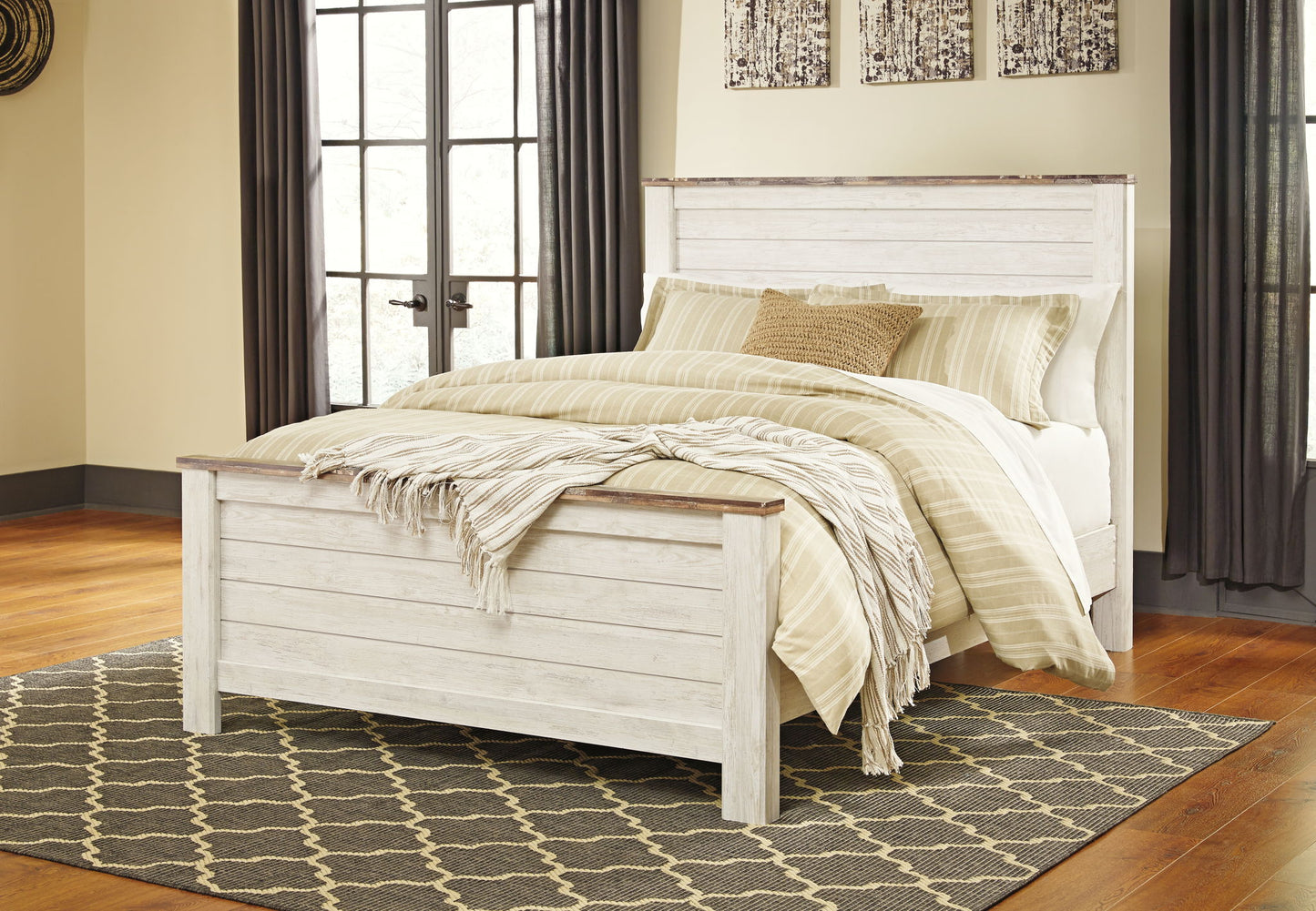 Willowton - Panel Bed