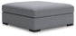 Bealton - Oversized Accent Ottoman - Salt And Pepper