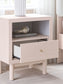 Wistenpine - One Drawer Night Stand - Blush