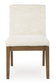 Marxmore - Dining Upholstered Side Chair (Set of 2) - Beige / Brown