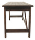 Baldridge - Home Office Large Leg Desk - Rustic Brown