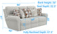 Kellen - Lay Flat Reclining Sofa