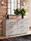 Shawburn - Six Drawer Dresser - Gray