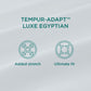 Tempur-Adapt - Tempur-Adapt Luxe Egyptian Cotton Sheets - Sleepy Blue