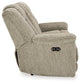 Hindmarsh - Power Reclining Sofa With Adj Headrest - Stone