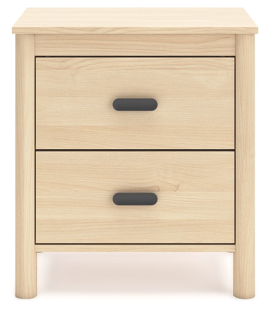 Cabinella - Two Drawer Night Stand - Tan