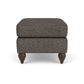 Moxy - Fabric Ottoman, Round Turned Legs