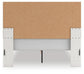 Zuraleus - Upholstered Panel Platform Bed With Roll Slats