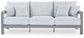 Hurley Park - 4 Pc. - Outdoor Sofa, 2 Lounge Chairs And Coffee Table - Gray