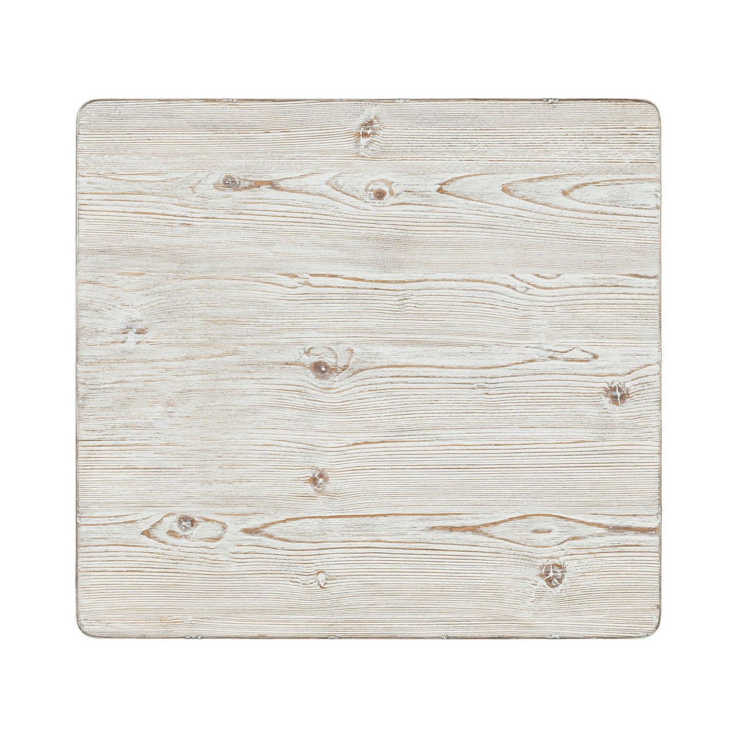 Backroads - End Table - Weathered White & Parchment Brown