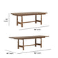 Azalea - Rectangular Dining Table - Walnut