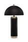 Lemland - Metal Table Lamp - Black / Gold Finish
