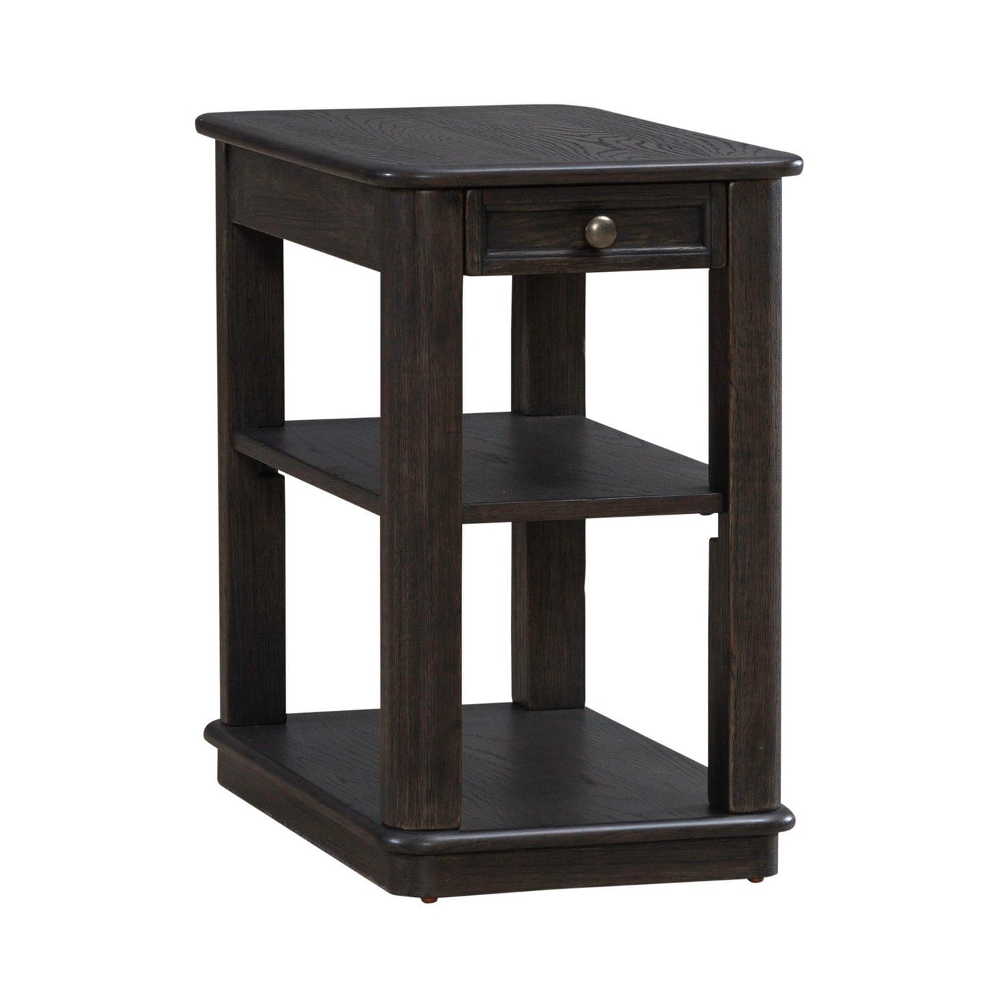 Wallace - Chair Side Table - Brown