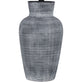 Textured Aura Textured Ceramic Table Lamp (Set of 2) - Textured Black And White Ceramic