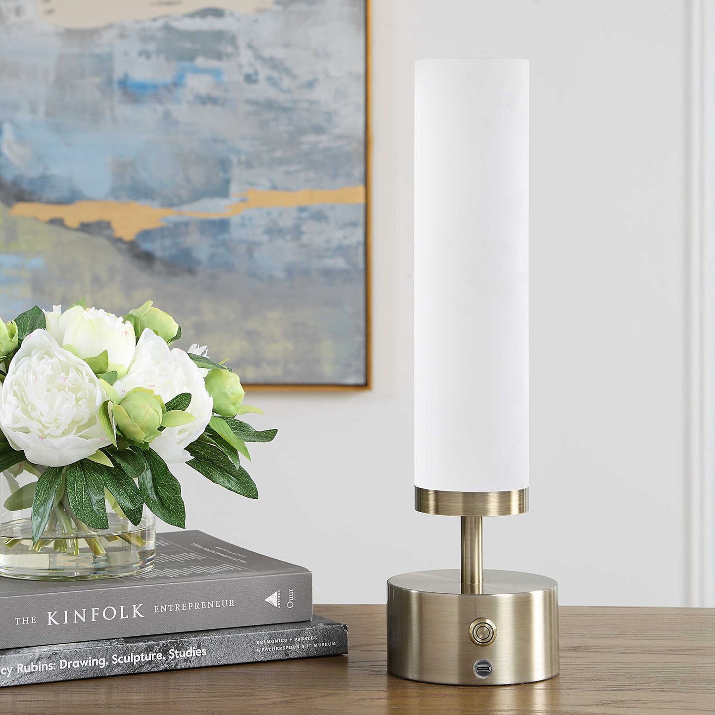 Auden - Rechargeable LED Accent Lamp - Brass,Gold