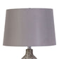 "Stonehaven Elegance" Ceramic Table Lamp (Set of 2) - Natural Stone